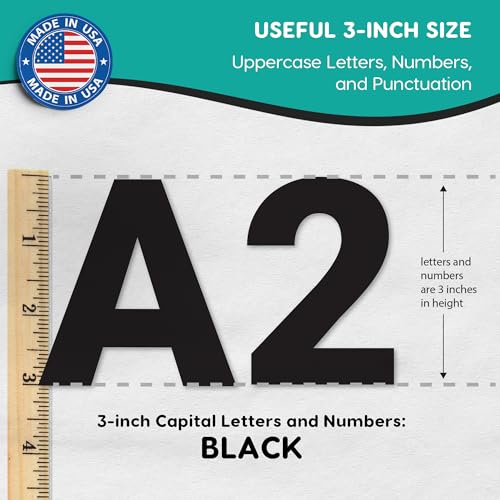 3 Inch Bulletin Board Letters & Numbers