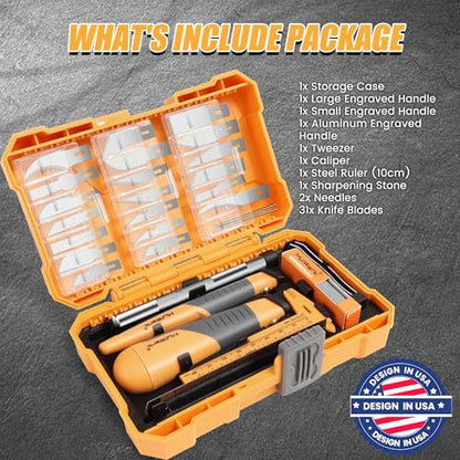 41 Piece Precision Hobby Knife Set