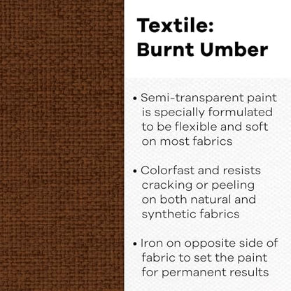 Textile Color Burnt Umber (8 Ounce)