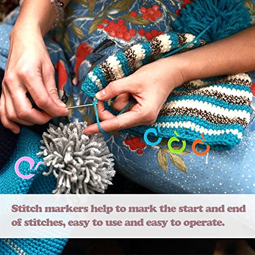 Stitch Markers for Crocheting Knitting 160pcs Crochet Stitch Markers