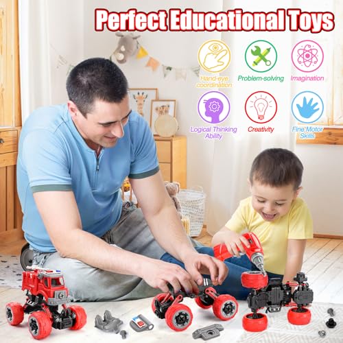 Fire Trucks Toddlers 3 (4 Count)
