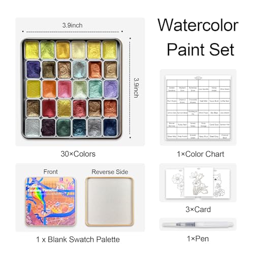 Glitter Watercolor Painting Kit