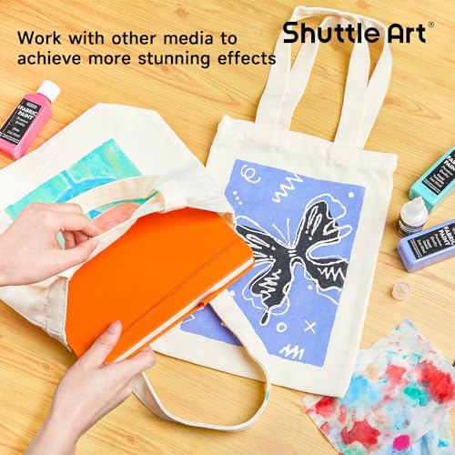 Fabric Paint Shuttle Art 30 Colors Permanent Soft Fabric Paint in Bottles (60 Fl Oz)