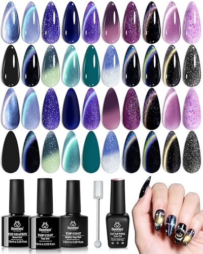 Beetles Cat Eye Gel Nail Polish Set