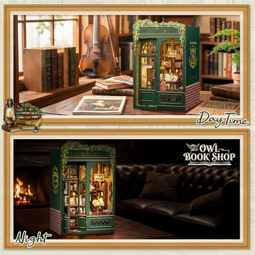 Owl Bookstore Book Nook Kit