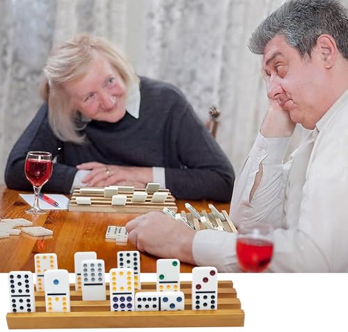 Wooden Domino Trays (8 Count)