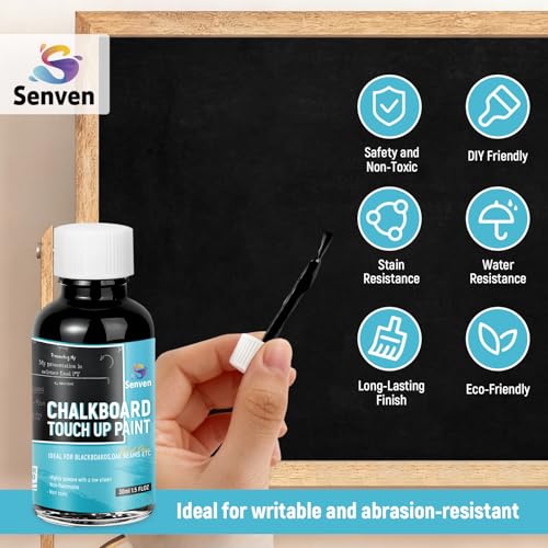 Chalkboard Paint Black Chalk Board Touch Up Paint for Wood