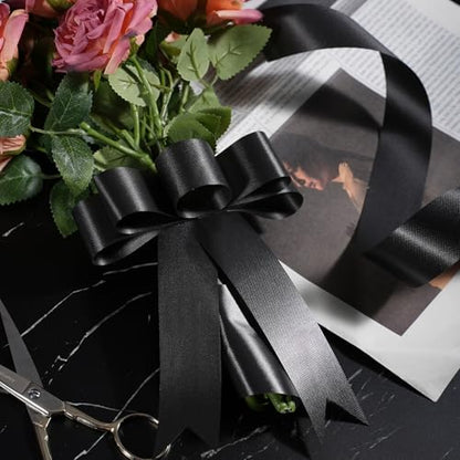1.5 Inch Black Polypropylene Ribbon