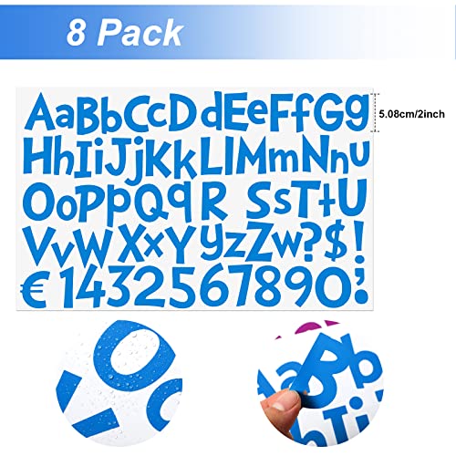 544 Pcs 2 Inch Large Alphabet Stickers