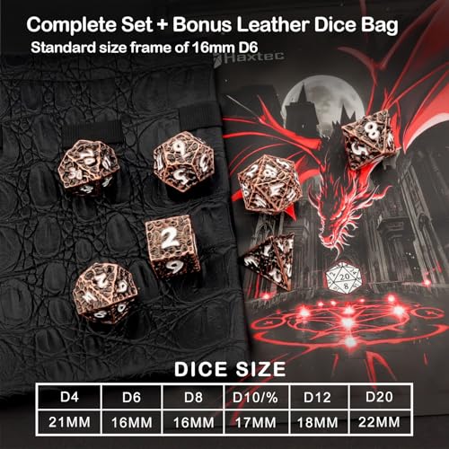Metal DND Dice Set