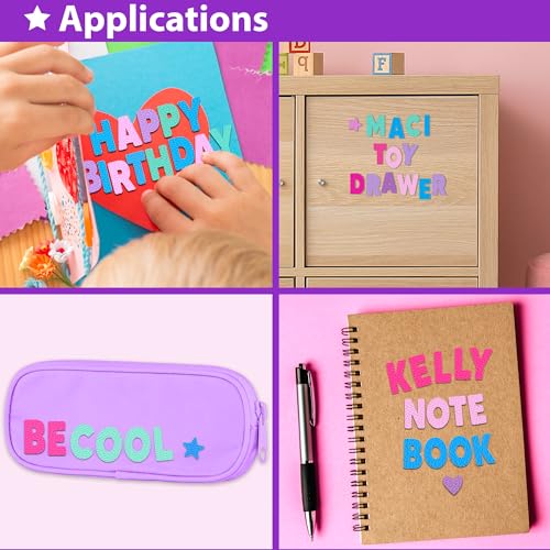 500+ Felt Letter Stickers for Kids Ages 3+
