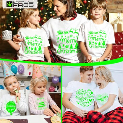 Neon Green Heat Transfer Vinyl Roll 12" x5ft Matte HTV Vinyl (5 Sq Ft)