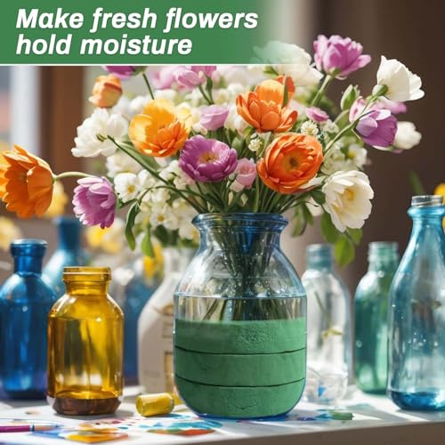 6 Pcs Round Floral Foam Blocks for Flower Arrangements