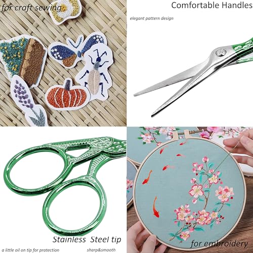 3.6" Small Crafting Shears with Leather Case for Embroidery