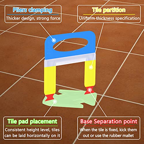 2000 PCS Tile Leveling System Spacers Clips 1