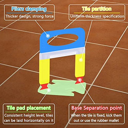 2000 PCS Tile Leveling System Spacers Clips 1