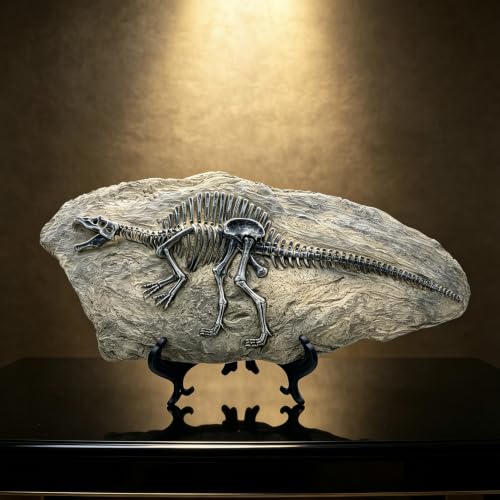 Resin Spinosaurus Dinosaur Fossil Statue Model Simulated Skeleton Home Office Display Decorative Craft Box Decoration