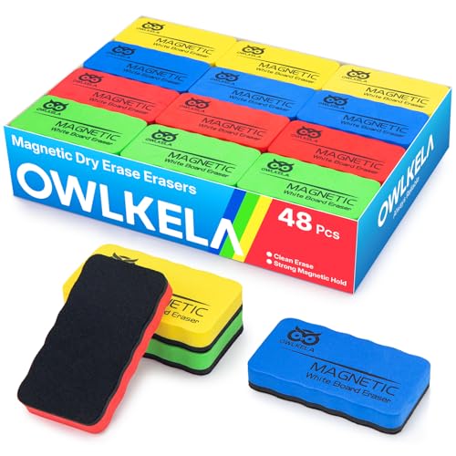 48 pcs Dry Erase Erasers