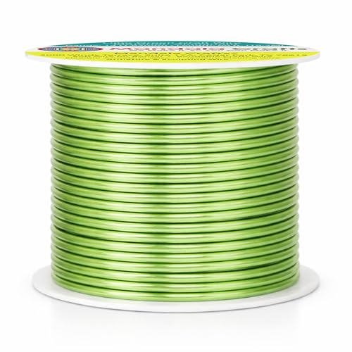 14 Gauge Lime Green Anodized Aluminum Craft Wire