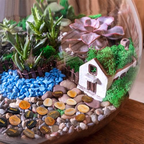 80 Pcs Engraved Inspirational Rocks