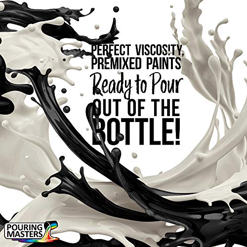 Jet Black Acrylic Ready to Pour Pouring Paint (8 Fl Oz)