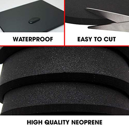 Neoprene Sponge Foam Rubber Sheet 15x60 Inches x 1