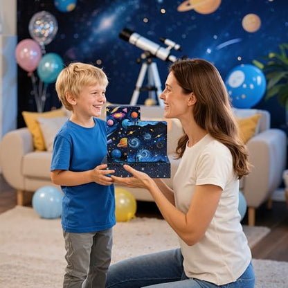 12 Sheet Galaxy Telescope Wrapping Paper (12 Count)