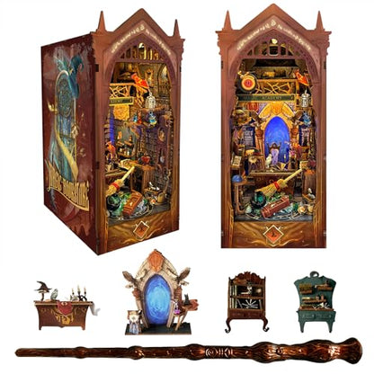 Magic Book Nook Kit with Remote Wand