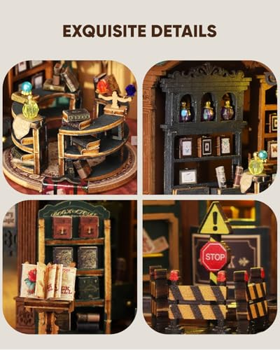 DIY Miniature House Kit Book Nook Kit for Adults to Build Mini Magic House