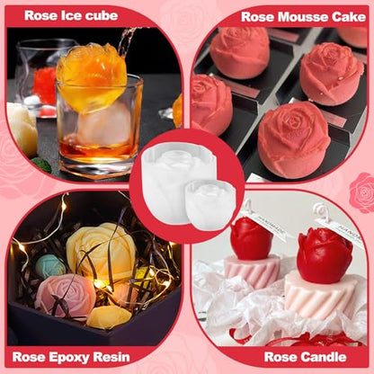 Rose Candles Molds