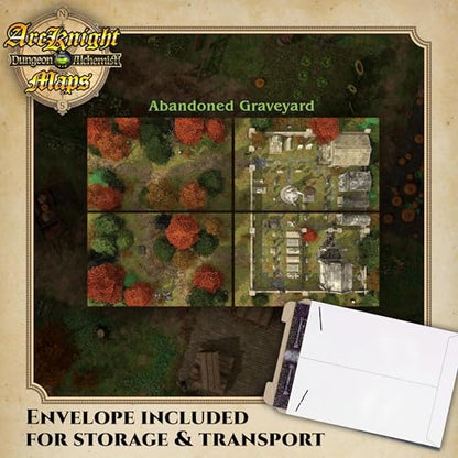 The Vale of Adventure Roleplaying D&D Battle Map; 16 Modular RPG Maps in 8 Double