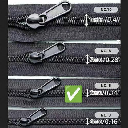 Metal Zipper Repair Kit for Jackets