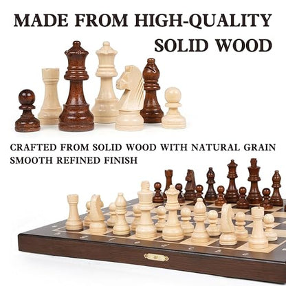 Chess Set with Magnetic Pieces