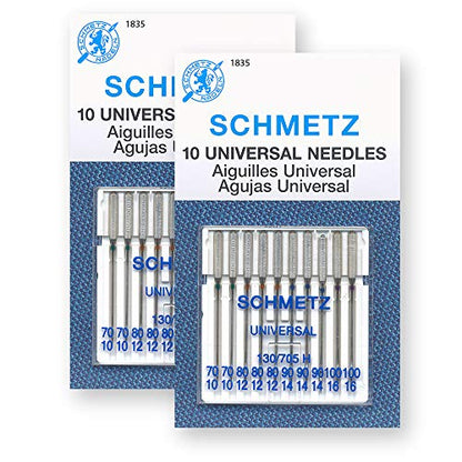 20 Schmetz Universal Sewing Machine Needles (20 Count)