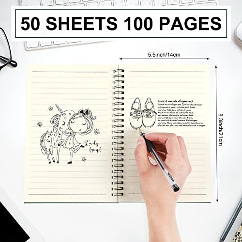 18 Pcs Spiral Notebooks