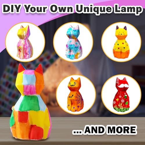 Paint Your Own Cat Lamp Kit