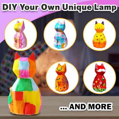Paint Your Own Cat Lamp Kit
