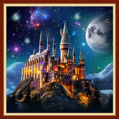 Stamped Cross Stitch Kits Beginners Full Range of Embroidery Starter Kits for Adults Printed Cross Stitching DIY Needlepoint Kit 11CT