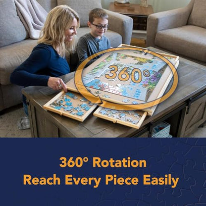 The Original Rotating Puzzle Board with Drawers