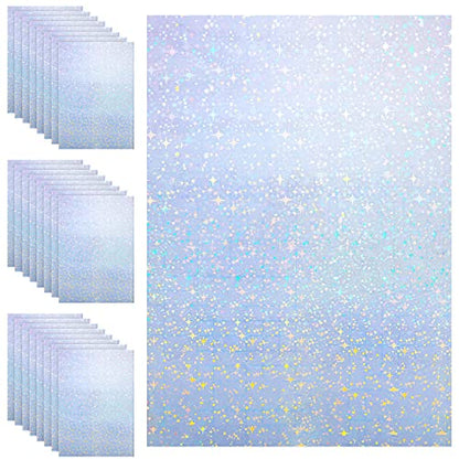 24 Sheets Holographic Sticker Paper