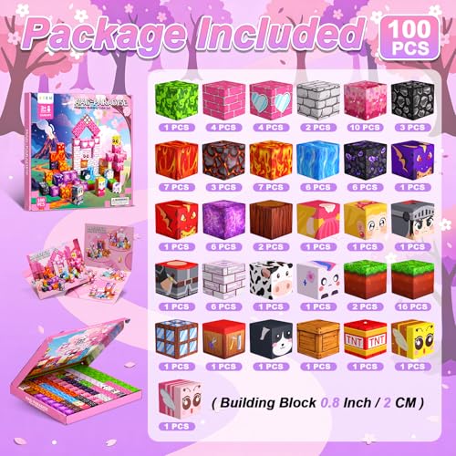 Magnetic Blocks (100 Count)