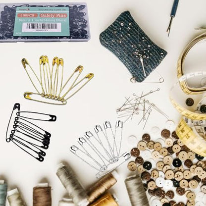 100PCS Safety Pins (100 Count)