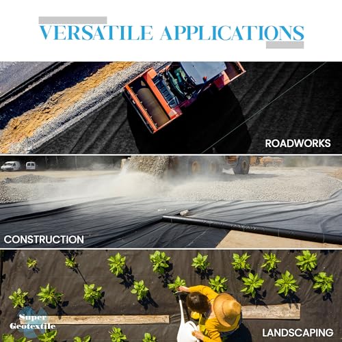 Woven Geotextile Fabric for Driveway and Road Stabilization