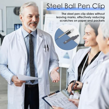 Gel Pens 6pcs 0.5mm Black Ink Fine Point Pens (6 Count)