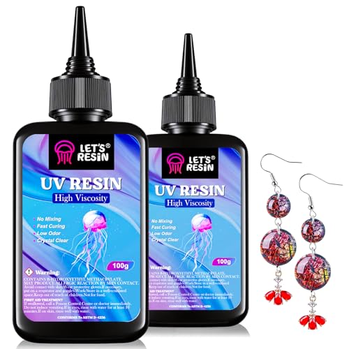 UV Resin 200g High Viscosity Resin for Crafts (7.05 Ounce)