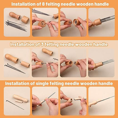 127 Pcs Needle Felting Needles (127 Count)