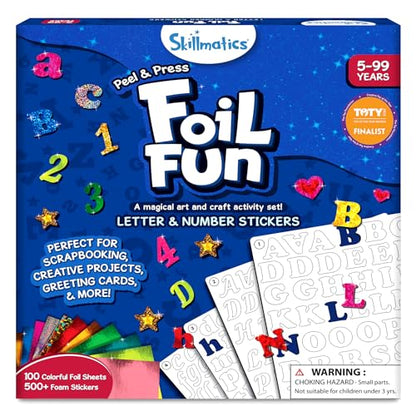 Foil Fun Letter & Number Stickers