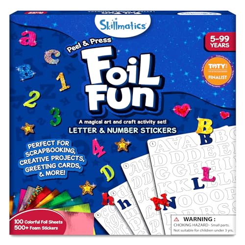Foil Fun Letter & Number Stickers