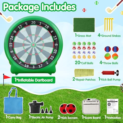 Giant Inflatable Dartboard (28 Count)