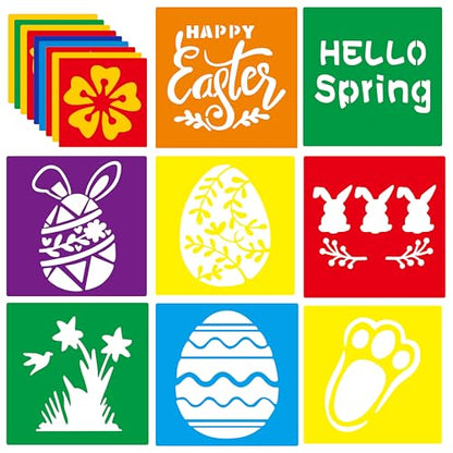24 Pieces Easter Stencils (24 Count)